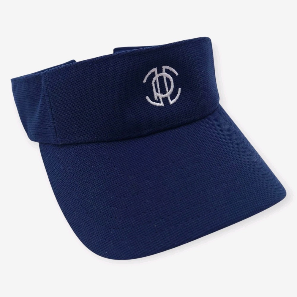 Pelham Country Club Golf NY Visor Ahead Performance Adjustable Blue C70CTV OS
